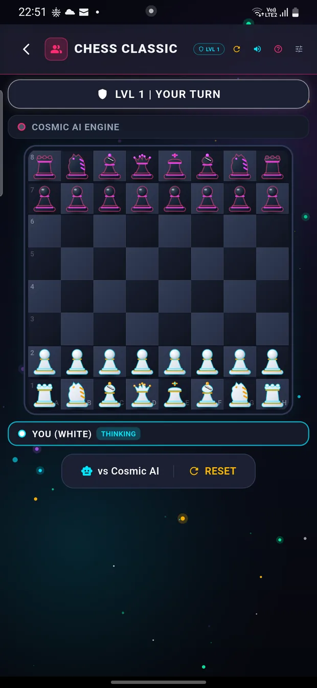 Cosmic Pocket gameplay screen 2