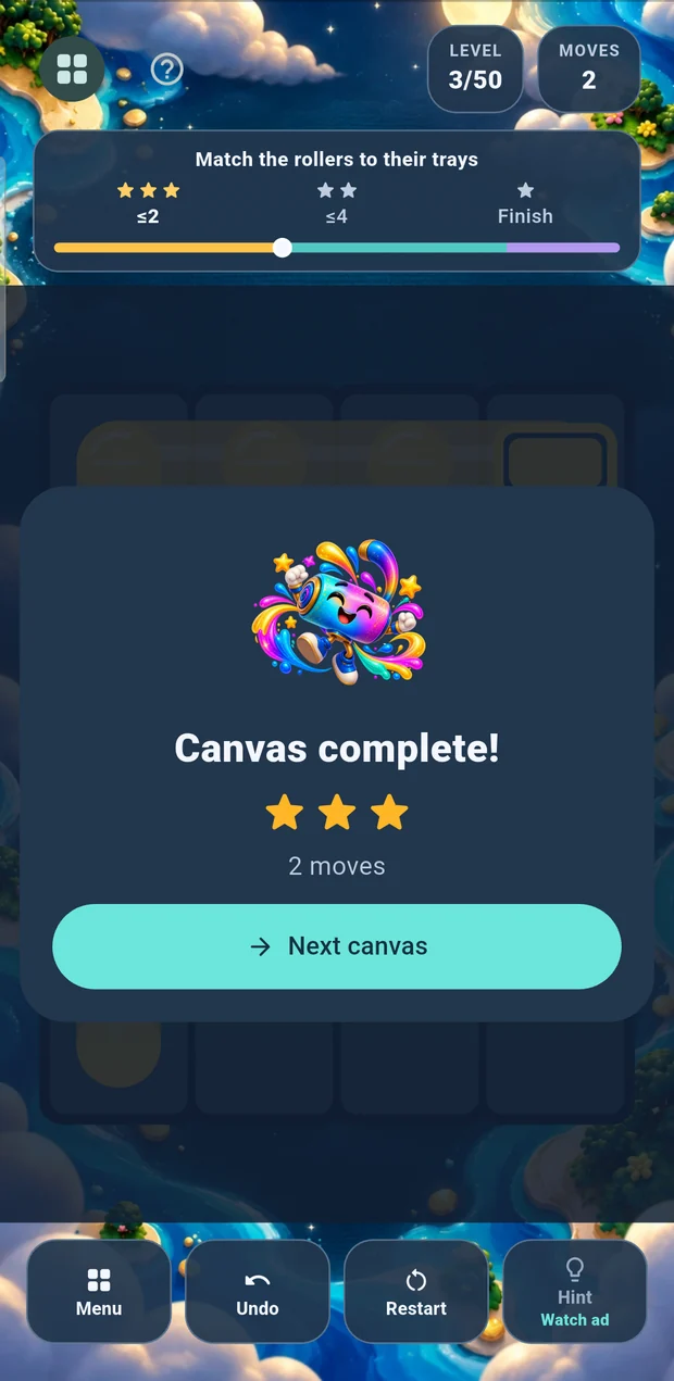 Roll Out gameplay screen 4